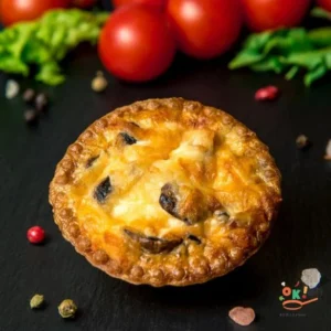 Кіш лорен з грибами